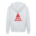 thumbnail image 5 of Sudadera con cremallera informal a la moda con capucha y estampado navideño para mujer, blusa, abrigo Fridja fksj4821, 5 of 5