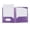 Purple, variant on Two Pocket Folder,9.5" x 11.8" A4/Letter Size Plastic Folders with Pockets and Fasteners,Durable Poly 2-Pocket Folders for Paper Storage,Heavy Duty Pocket Folders for Office Supplies(Green)