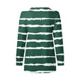 thumbnail image 3 of Long Sleeve Shirts Women Color Block Casual Crewneck Tops Stripe Tshirt Basic Tee Fall Fashion Clothes Outfits, 3 of 4