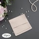thumbnail image 5 of Xiao Hua Bolsa de microfibra para guardar joyas, ideal para fiestas, bodas, pendientes y audífonos, beige, 8 x 8 cm, 10 unidades., 5 of 5