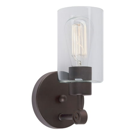 

5614-01-32-Forte Lighting-Jayden - 1 Light Wall Sconce-10.5 Inches Tall and 5 Inches Wide