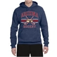 thumbnail image 2 of Wild Bobby City of Arizona Hockey Fantasy Fan Sports Unisex Hoodie Sweatshirt, Vintage Heather Navy, Large, 2 of 5