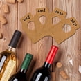 thumbnail image 5 of 500 etiquetas para botellas de vino Kraft, etiquetas de papel para bodega, etiquetas colgantes para botellas de vino artesanales marrones, personalizadas reutilizables, 5 of 5