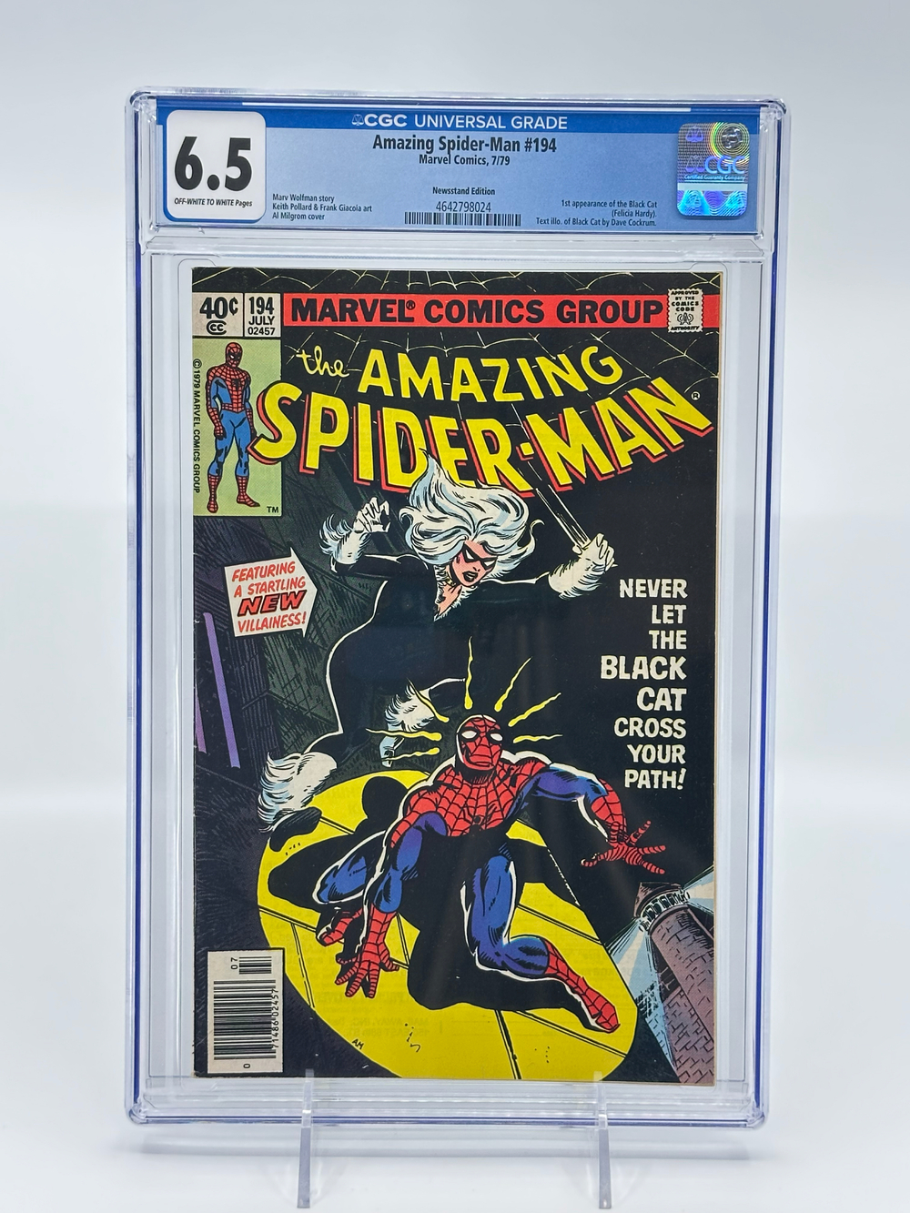 Amazing Spider-Man #194 - CGC 6.5 Comic Book - Walmart.com