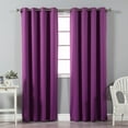 thumbnail image 1 of Best Home Fashion, Inc. Solid Blackout Thermal Grommet Curtain Panels (Set of 2), 1 of 7