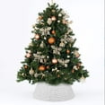 thumbnail image 4 of Phenofice Circular Tree Collar Christmas Tree Basket Collar White 1Pcs Modern Decor Christmas Holiday Decor, 4 of 8