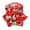 Watermelon Red, variant on Xirurus Dog Shirt Skin Friendly Breathable Fashion Washable Pet Clothing for Spring Summer Pineapple Pink L