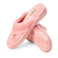thumbnail image 6 of Dearfoams Women's Wrenley Terry Thong Flip Flop House Slipper, 6 of 8