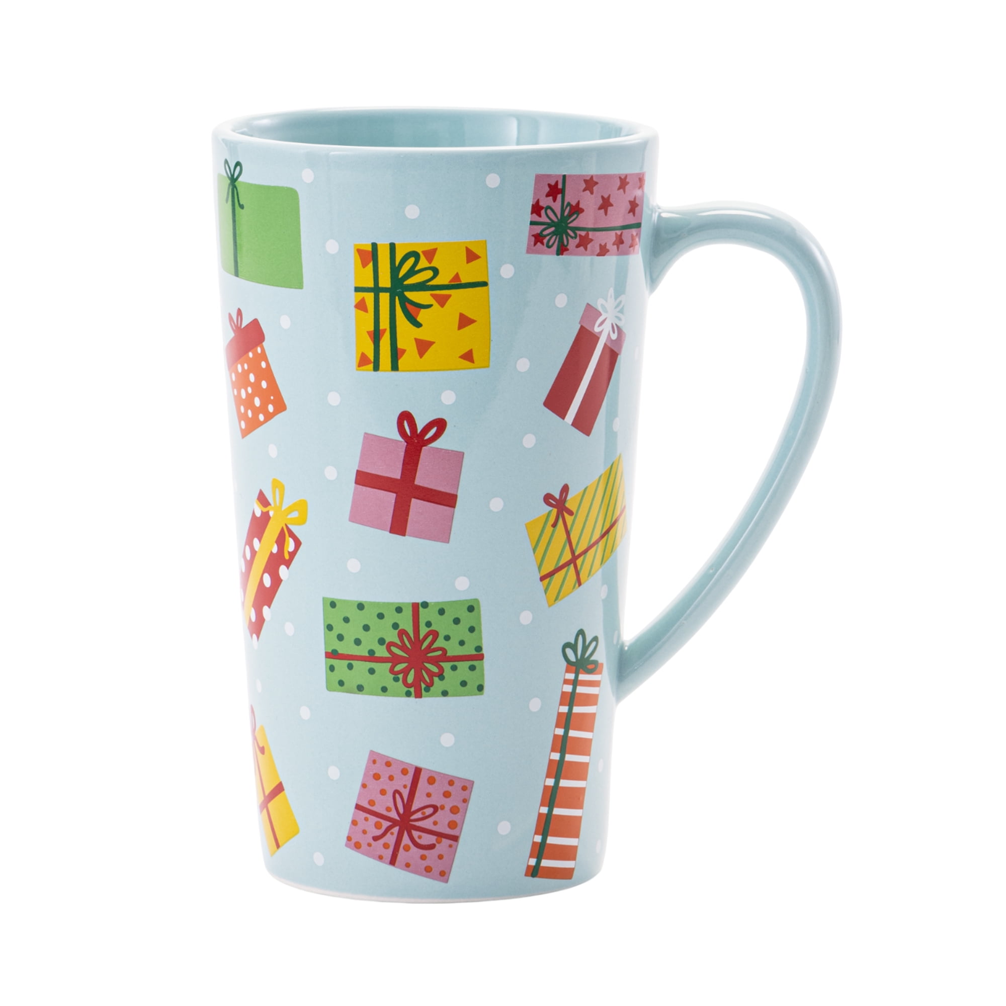 Holiday Time Decal Ceramic Mug, 17.5 oz