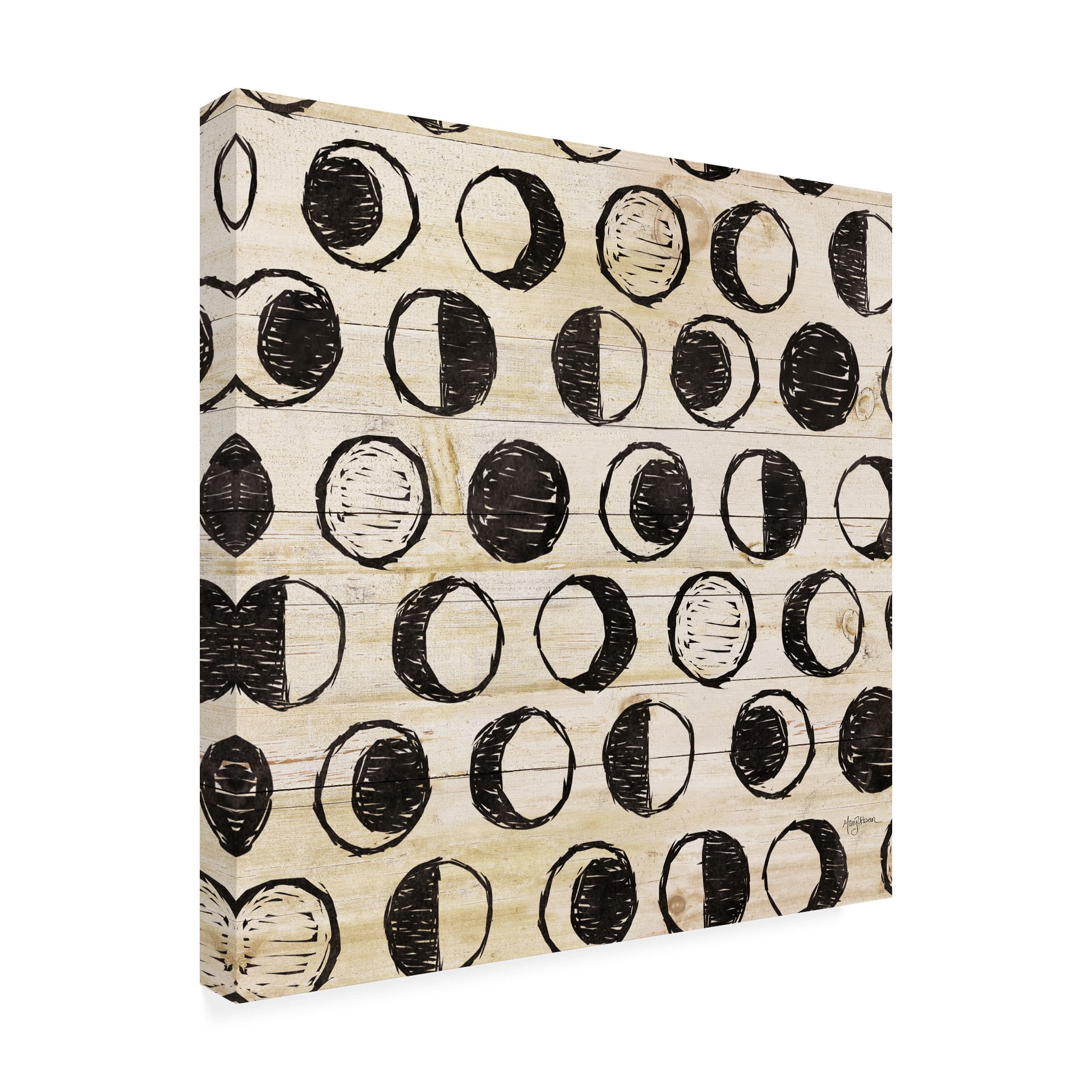 Trademark Fine Art 'Mystical Halloween Pattern VIA' Canvas Art by Mary Urban