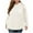 Beige, variant on Scyoekwg Long Sleeve Tops for Women Crew Neck Hollow Out Sleeve Splicing Shirts Solid Color Trendy Dressy Casual Blouses Lightweight Fall Tops Pullover (Army Green,XL)