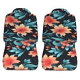 thumbnail image 5 of XMXT 2Pcs Car Seat Cover Decor Protector, Wonderful Orange Flowers Front Seat Covers for Cars SUVs, Universal Fit, 5 of 9