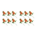 thumbnail image 4 of Inteprter 6 piezas de flores artificiales decorativas de rama de flores falsas Type2 NO2, 4 of 6