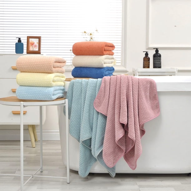 Juego de toallas de baño premium de 1 - toalla extra grande de 55x27 pulgadas, súper suave y altamente absorbente de calidad hotelera para baño, playa y piscina
