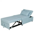 Convertible Chair Bed,4in1 MultiFunction Folding Ottoman Bed Bench