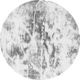 thumbnail image 1 of Ahgly Company Indoor Round Abstract Gray Modern Area Rugs, 3' Round, 1 of 4