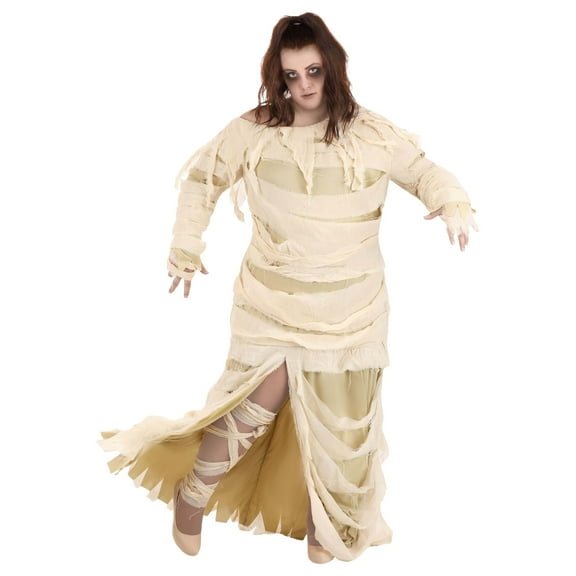Plus Size Full Length Mummy Costume for Women