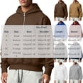 thumbnail image 3 of Ceisia Men Waffle Knit Stand Collar Full Zip Fleece Jacket Loose Fit Long Sleeve Pocket Daily Casual Outer Coat Gift, 3 of 9
