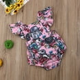 thumbnail image 2 of Gupgi Girls Casual Romper Floral Star Wars Jumpsuit, Ruffle Princess Bodysuit, 2 of 7