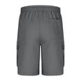 thumbnail image 4 of Ticikt Toddler/Youth Boys Lightweight Cargo Shorts Toddler Quick Drying Pull-On Hiking Shorts for Sports Outdoor with Pockets, 4 of 7