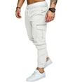 thumbnail image 7 of Men Cargo Pants Baggy Sweatpants Jogger Pants with Pockets Hiking Essentials Clothes for Men, 7 of 7
