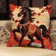 thumbnail image 1 of Uuiauoio Chinese Happy Lunar New Year Spring Festival Throw Pillow Cover, 18 x 18 Inch Year of The Horse Holiday Cushion Case Decoration for Sofa Couch Home Decor, 1 of 7