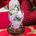 thumbnail image 3 of Clearance! Creative Rose Flower LED Light Valentine's Day Gift Romantic Glass Rose Decoration, 3 of 9