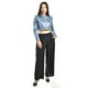 thumbnail image 5 of Chamarra denim Roman Fashion Holográfico Juvenil 048 Azul medio M, 5 of 8