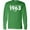 Kelly Green, variant on Don't Let the Dream Die 1963 MLK Long Sleeve T-Shirt