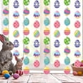 thumbnail image 3 of Easter Egg Party Decoration Garland - 8pcs Pastel Rainbow Spring Hanging Paper Streamers, Kids Birthday Favors Gifts Classroom Supplies Banner,Indoor Outdoor Decor, 3 of 6