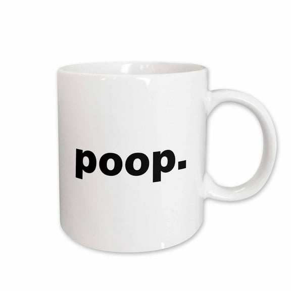 3drose, Poop, 15oz Mug