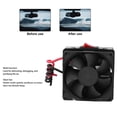 thumbnail image 3 of Calentador Eléctrico, DC24V 300W 2 Interruptores De Control De Temperatura Calentador De Espacio Pequeño Seguridad Compacta Contra Sobrecalentamiento Para Talleres Y Fábricas, 3 of 7