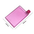 thumbnail image 3 of A6 Paper Cup Botlte Flat Water Bottle Portable Drinks Notebook Bottle (Purple), 3 of 6