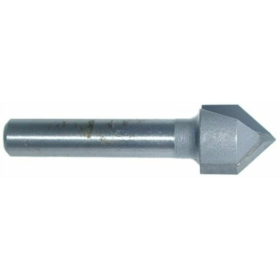 Magnate 702 V-Grooving Router Bit — 90 Degree; 1/2" Cutting Diameter; 1/4" Shank Diameter; 1/2" Cutting Length; 1-1/4" Shank Length