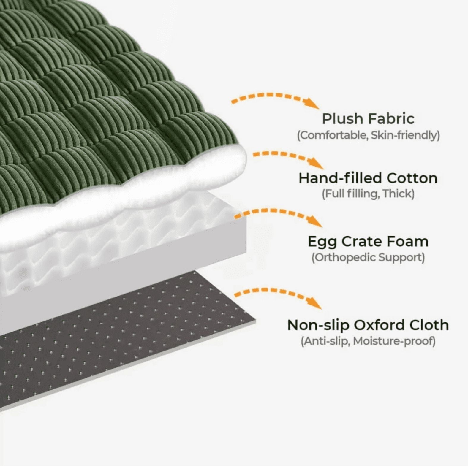 Paw Lounge Plush Pet Couch Cover - Paw cart Sofa Protector for Dogs & Pets, Washable Anti-Slip Cover for 3 Cushion Couch, Sectional (Coffee，47.24x23.62Inch)
