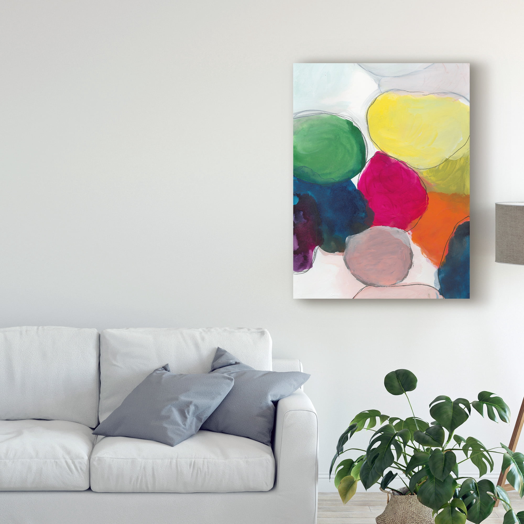 Trademark Fine Art 'The Party I' Canvas Art by Jodi Fuchs