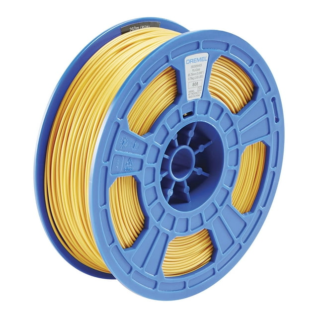 Filamento para impresora 3D Dremel DigiLab PLA-GOL-01, 1,75 mm, 0,75 kg