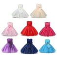 thumbnail image 3 of PEYAN 2-9T 3D Flower Girl Sequins Lace Dress for Kids Wedding Bridesmaid Pageant Party Prom Formal Ball Gown Princess Puffy Tulle Dresses, 3 of 3