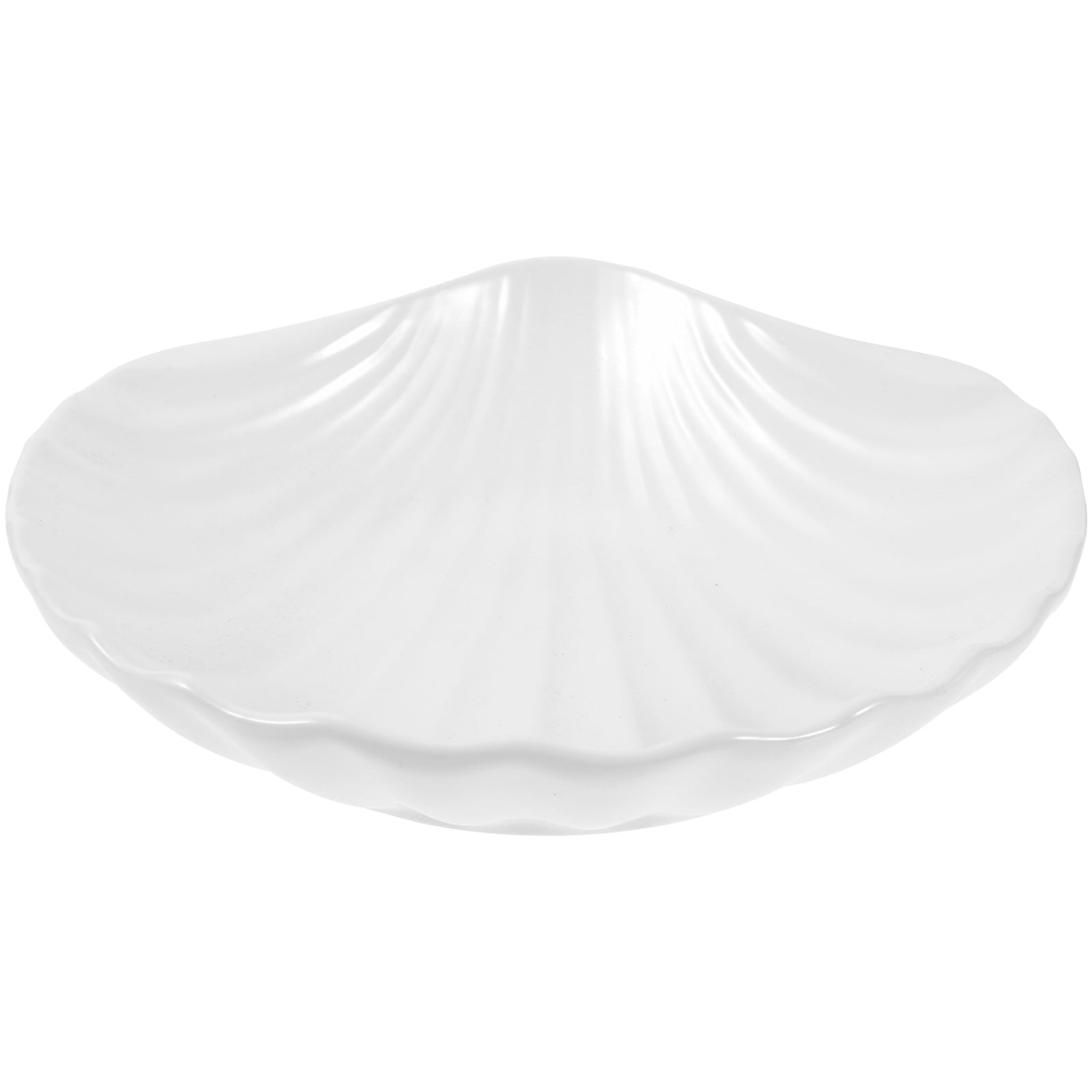 NUOLUX Food Dish Ceramic Dinner Plate Decorative Fruits Plate Seashell