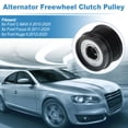 thumbnail image 3 of Polea del embrague de libre giro del alternador Unique Bargains AM5Q10A352AA para Ford C-MAX II 2010-2020, pieza de repuesto de polea de alternador de sobrealimentación 1 pcs, 3 of 6