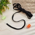 thumbnail image 4 of 1set 75M Polyester Ribbon for Garment Accessories Black 3/8 inch(11mm) about 82.02 Yards(75m)/set, 4 of 5
