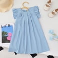 thumbnail image 5 of Tkrady Dress for Girls Spring Summer New Breathable Little Flying Sleeve Cute Princess Dresses, Sizes 2-7 Years, 5 of 6
