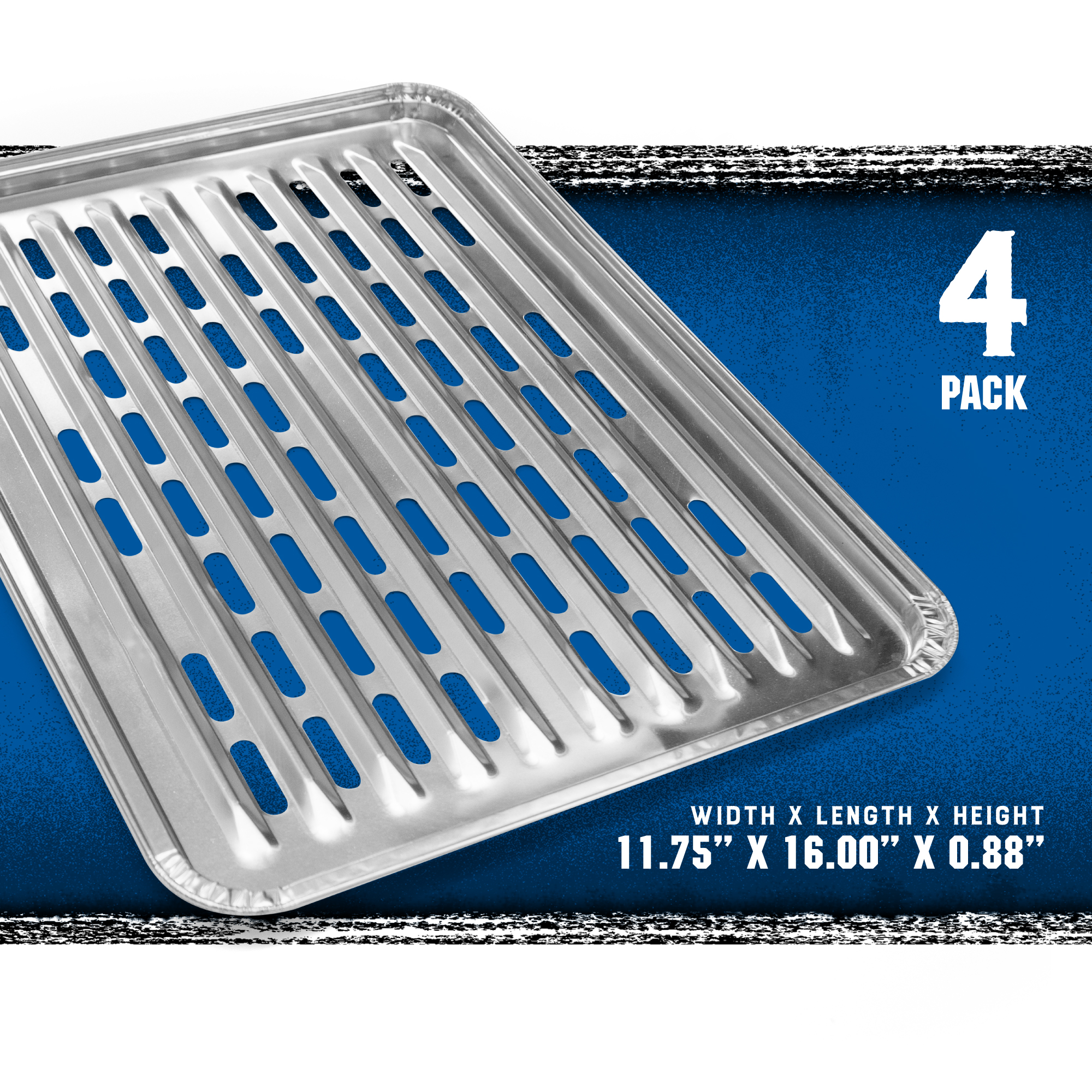 Kingsford Heavy Duty Aluminum Grill Liners 4ct