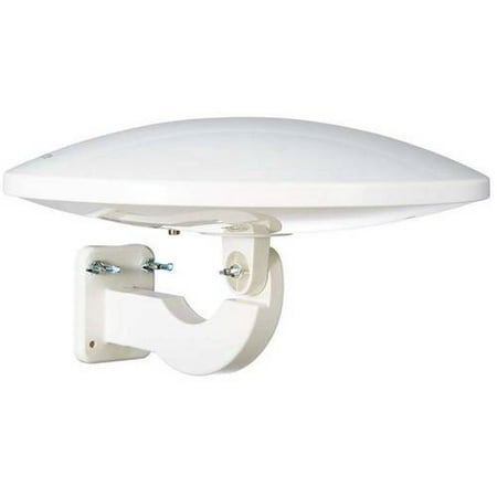 Antop UFO Smartpass Omnidirectional Amplified HDTV Outdoor Digital Antenna with 4G LTE Filter - 65 Mile (Best Indoor Omnidirectional Hdtv Antenna)