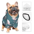 thumbnail image 3 of Haiem Flamingo for Winter Dog Hoodie Sweatshirts with Pockets Warm Dog Clothes for Small Dogs Chihuahua-XX-Large, 3 of 7