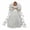 #151White, variant on Christmas Tree Topper, Angel Figurine, Holiday Decor, Elegant Glittering Gown, Sturdy Secure Fit, and Quick Simple Installation for Tree Top, Mantel Display, and Holiday Centerpiece.