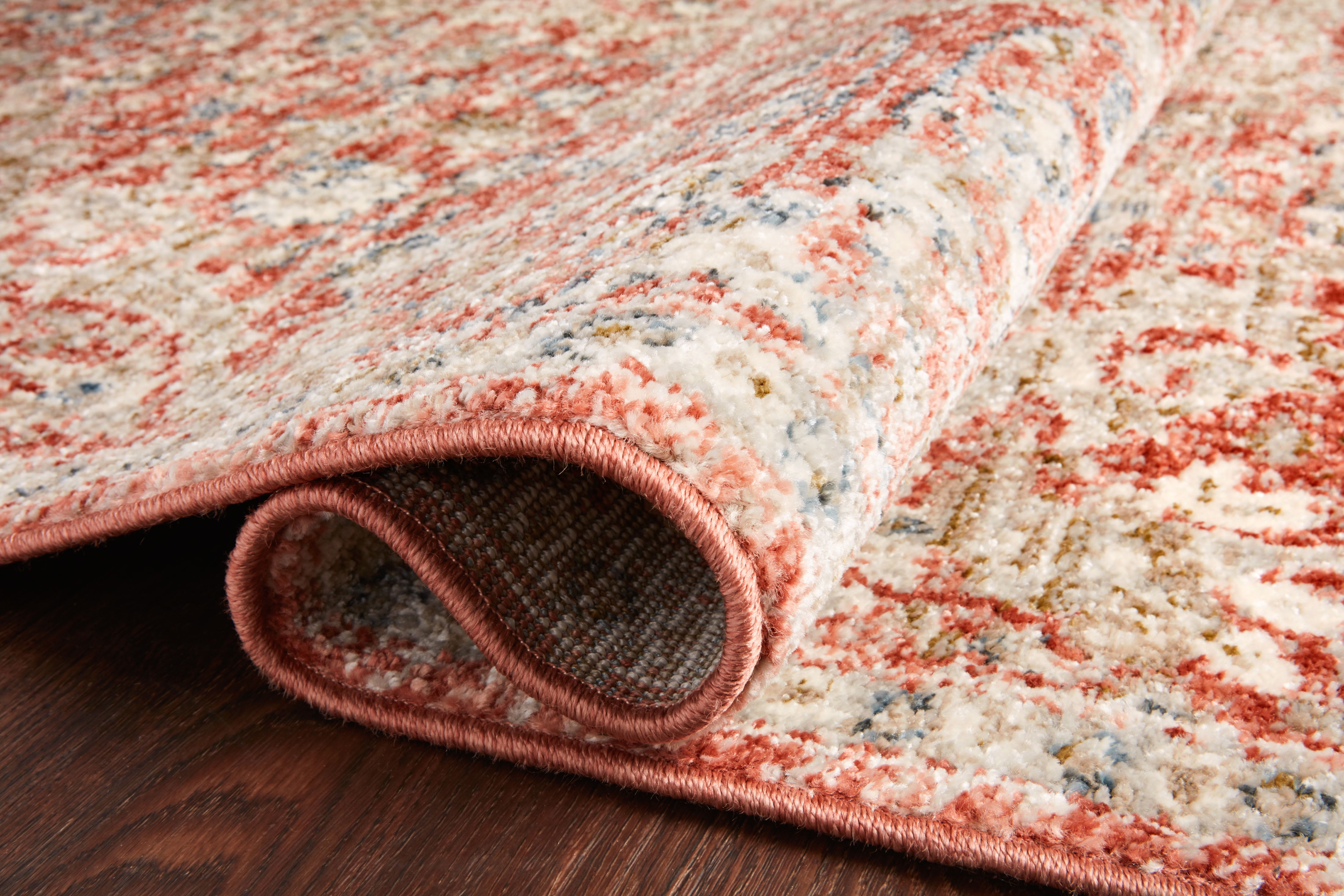 Loloi Saban SAB-02 Oriental Rust / Beige Area Rug 7'-10" x 10'
