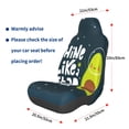 thumbnail image 2 of Lsque Avocado in Space1 Pattern Car Seat Covers for Front Seats , Waterproof Seat Covers for Cars, Sporty Front Seat Covers,Car Seat Cover Protector Front Seats, 2 of 5