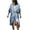 Light Blue, variant on Womens Swimsuit Coverup Open Front Long Sleeve Cardigan Beach Vacation Loose Fit Flowy Tunic Jacket