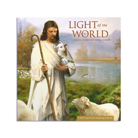 DaySpring, Light of the World 2023 Premium Wall Calendar Featuring Scripture from the King James Bible: A 2023 Inspirational DaySpring Calendar